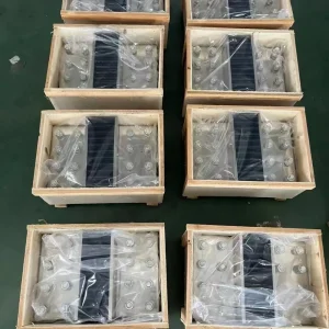 High Current DC Shunt Resistors (1000A-10000A) Packed in Reinforced Wooden Crates for Safe Export Shipping